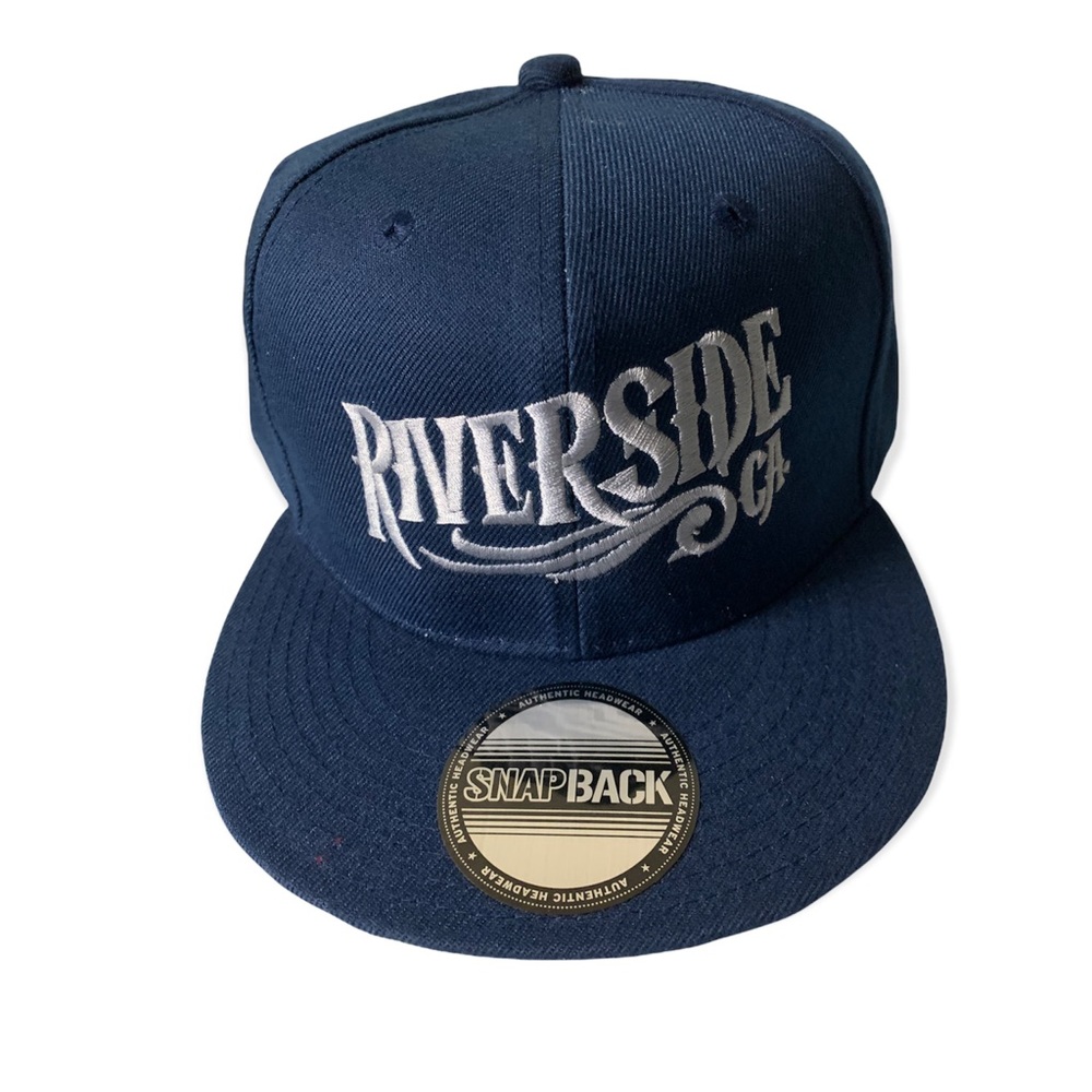 SnapBack caps Riverside hats city name caps all new embroidered logo Riverside